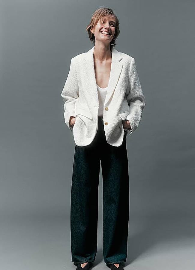 Imagen - Blazer oversize en tejido de tweed