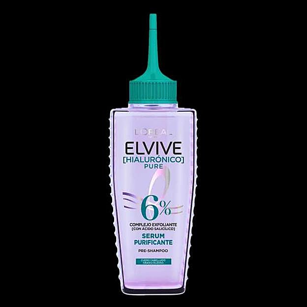 Sérum Purificante Pre Champú de Elvive Hialurónico Pure 