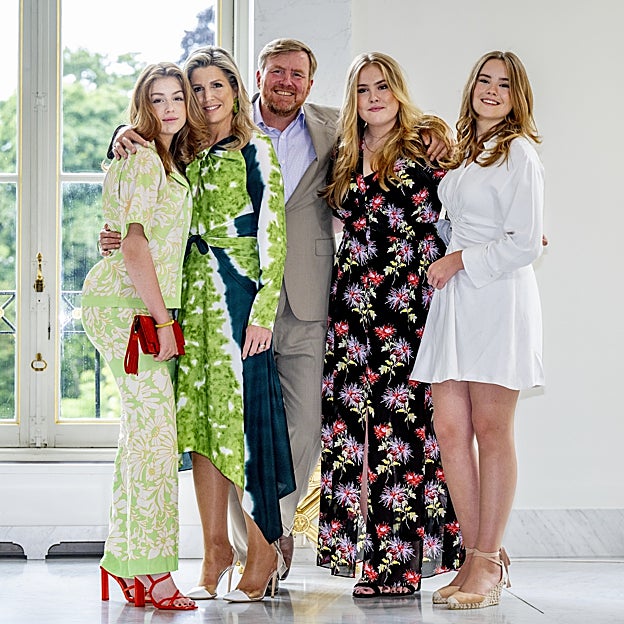 La familia real holandesa. 