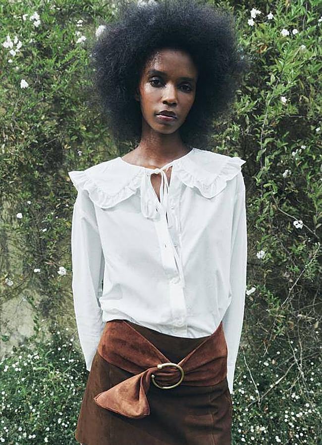 Imagen - Camisa blanca con babero