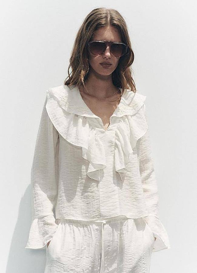 Imagen - Camisa blancaa con volantes