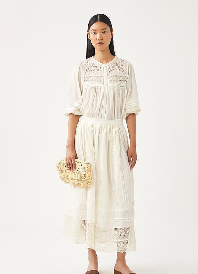 Imagen - Falda de encaje de Antik Batik, 290 euros.