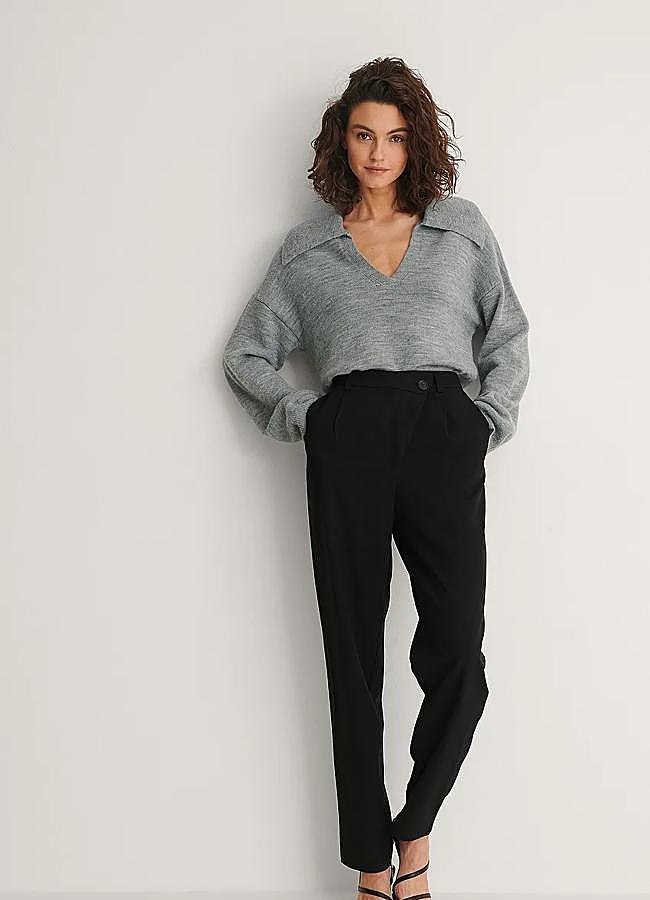 Imagen - Pantalón sastre en color negro de NA-KD.