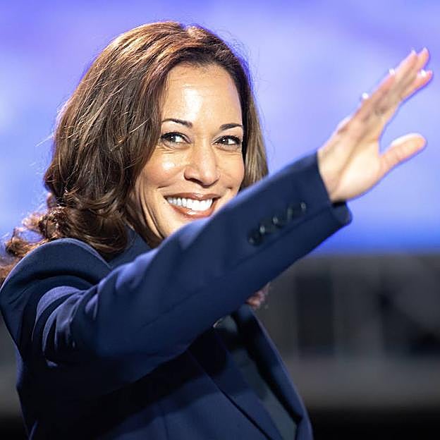 Kamala Harris en una imagen de la conveción demócrata celebrada hace unos días en Chicago.