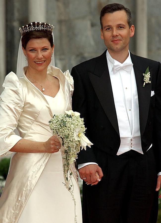 Imagen - Marta Luisa de Noruega con la réplica de la tiara robada. Foto: Gtres.