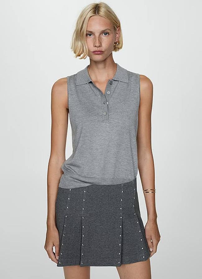 Imagen - Falda de tablas con detalle de tachas