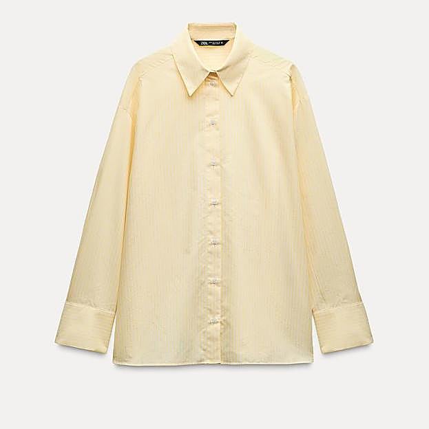 Camisa popellín rayas (25,95€)