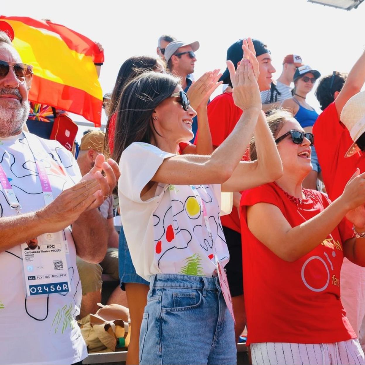 La reina Letizia en los Juegos Paralímpicos.