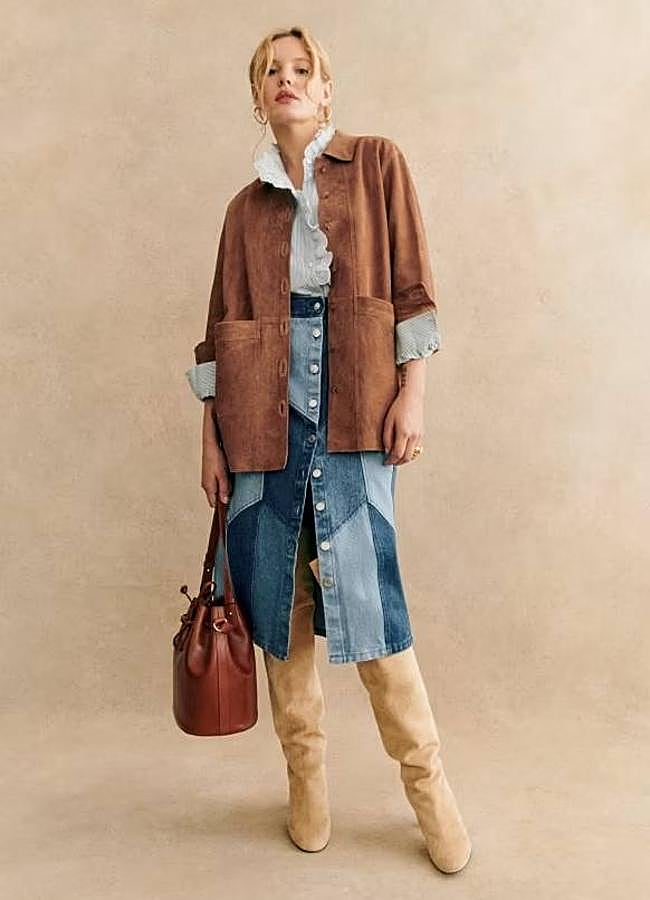 Imagen - Blazer de ante fluida