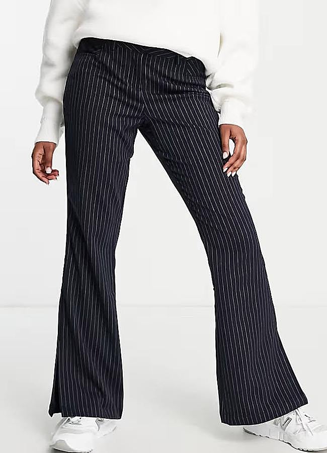 Imagen - Pantalones flare con raya diplomática