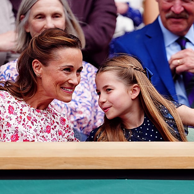 Pippa Middleton demostró lo bien que se lleva con su sobrina Charlotte en la pasada edición del torneo de tenis de Wimbledon.