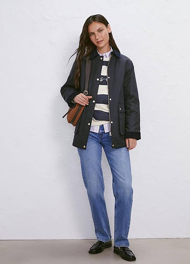 Imagen - Parka encerada con diseño acolchado