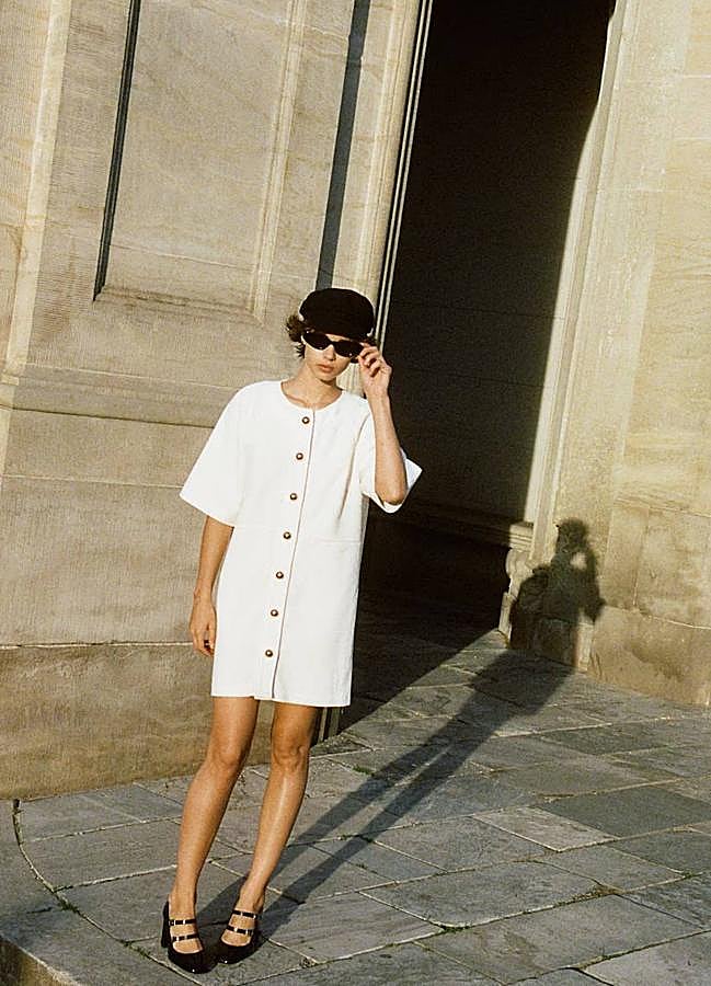 Imagen - Vestido corto estilo preppy oversize
