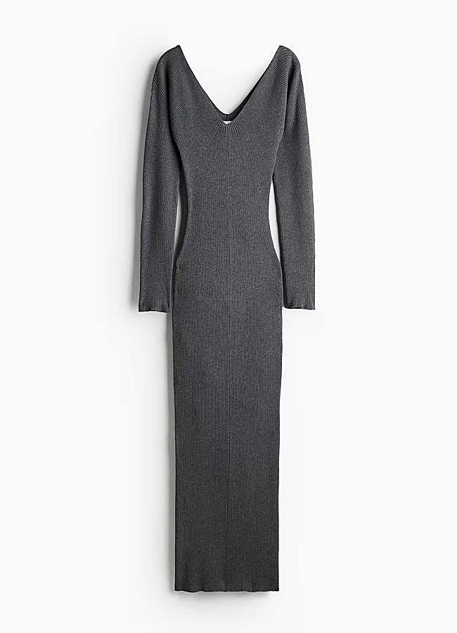 Imagen - Vestido ajustado de punto de canalé de H&M (35,99€)