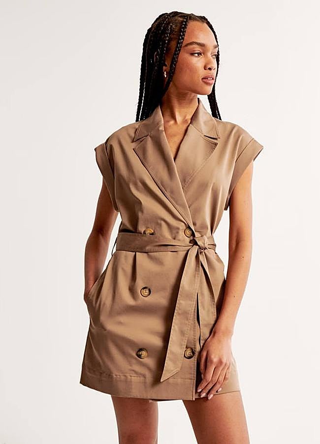 Imagen - Vestido gabardina corto