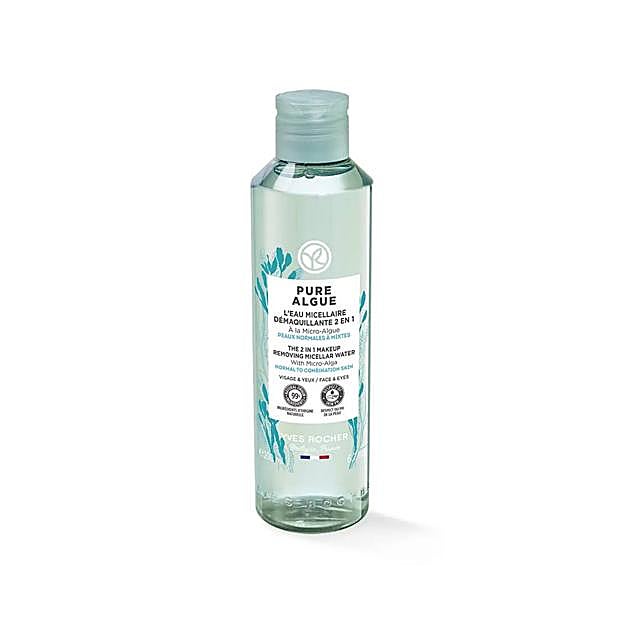 Pure Algue Agua Micelar Desmaquillante 2 en 1 de Yves Rocher. Precio: 5,95 euros