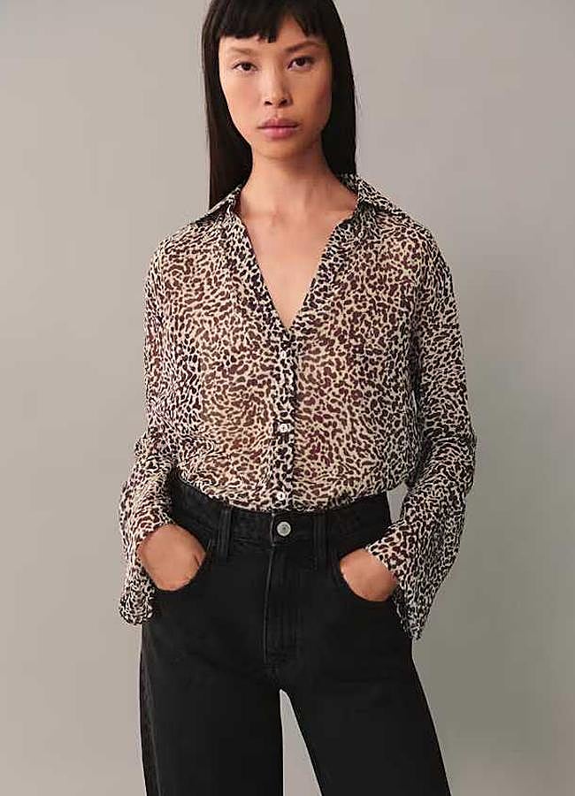 Imagen - Camisa fluida leopardo de Mango (25,99€)