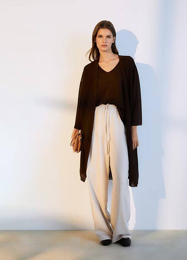 Imagen - Chaqueta de punto fino larga