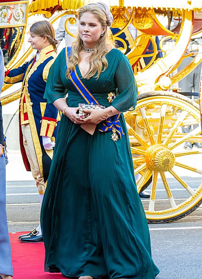 Imagen - Amalia de Holanda en su debut en el Prinsjesdag en 2022. FOTO: GTRES.