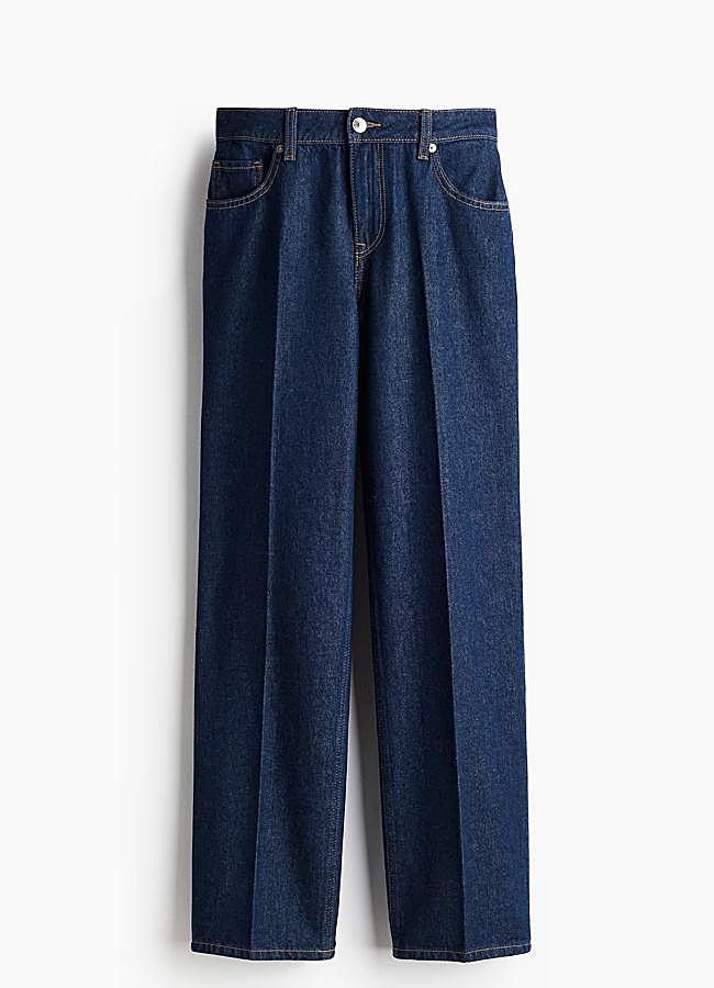 Imagen - Vaquero recto azul con costuras de H&M, 29,99 euros.