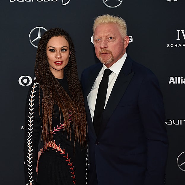 Sharlely 'Lilly' Kerssenberg y Boris Becker