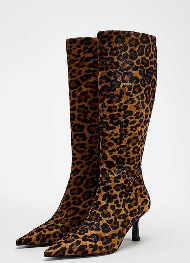Imagen - Botas de tacón con estampado de leopardo