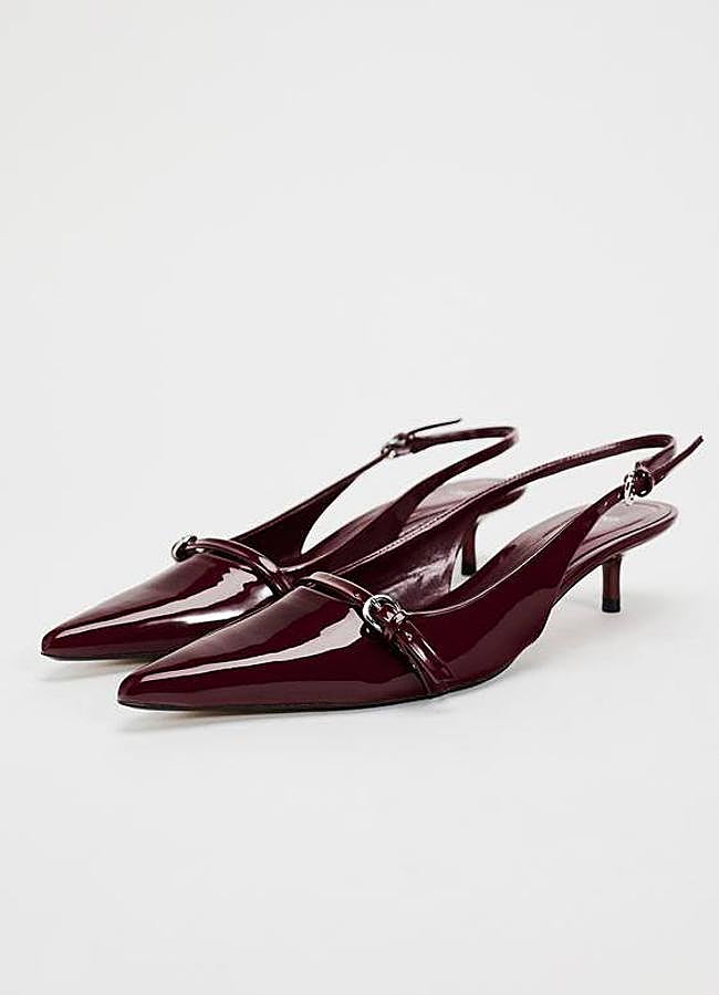 Imagen - Kitten heels color burdeos