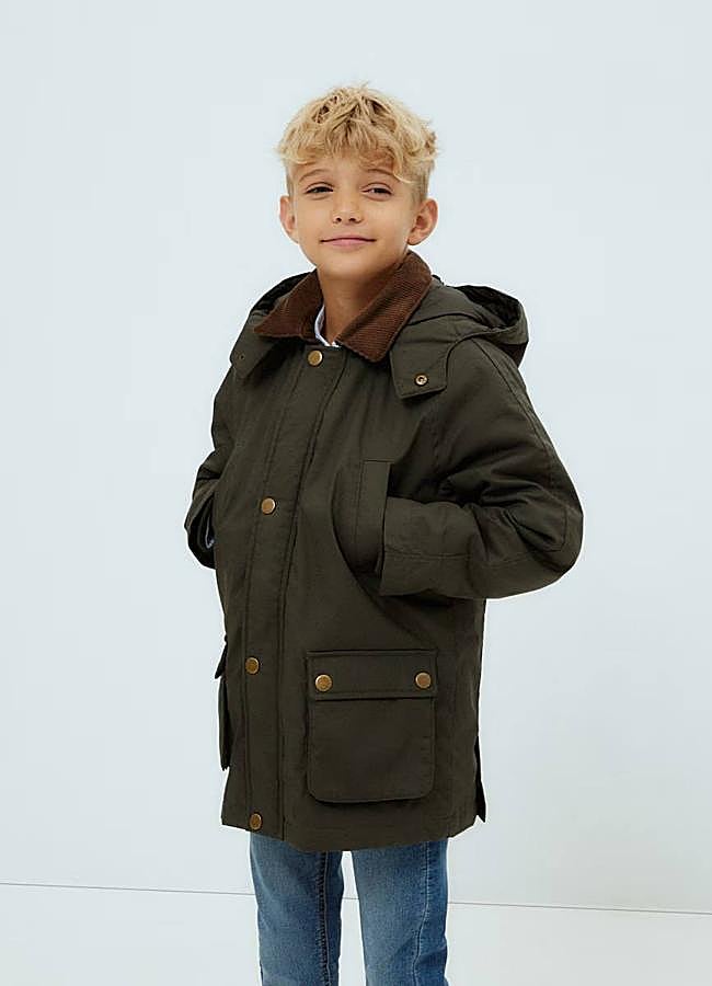 Imagen - Abrigo tipo parka encerada