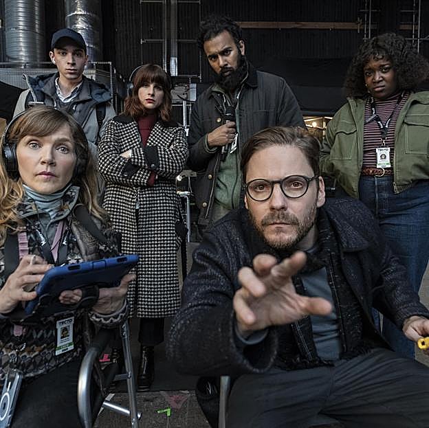 El reparto de La Franquicia, una de las series que se estrenan en España en octubre.