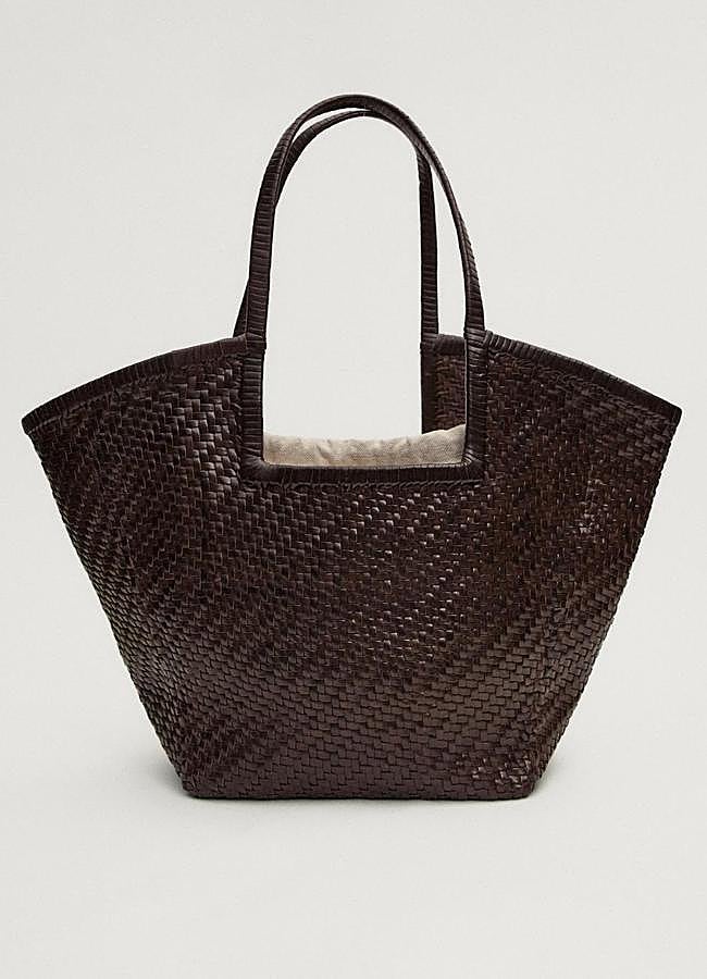 Imagen - Bolso shopper trenzado de Massimo Dutti, 249 euros.