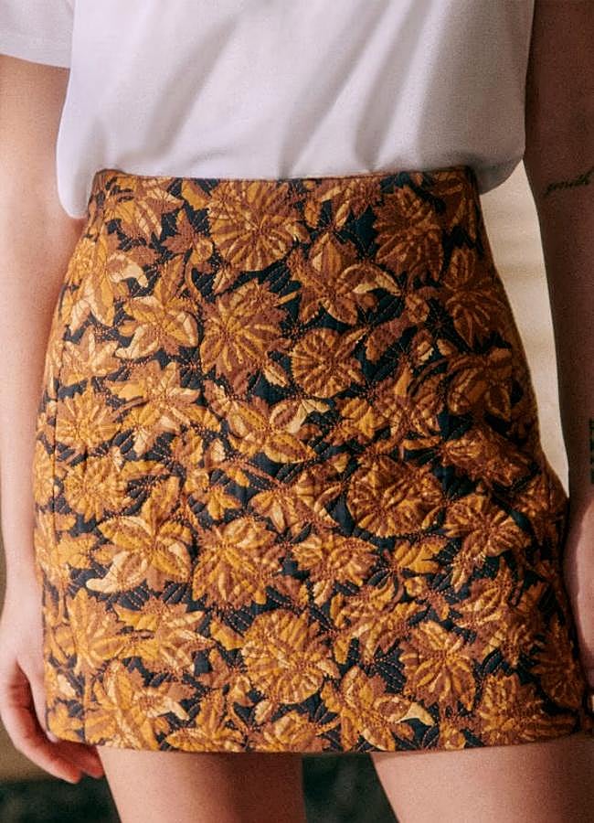 Imagen - Falda estampada de Sézane, 95 euros.