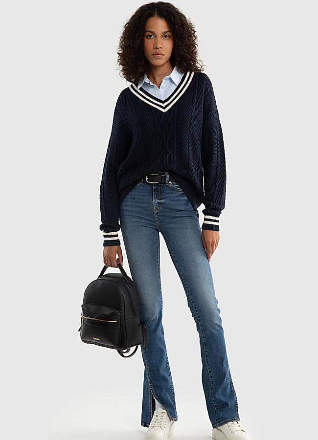 Imagen - Jersey de crocket tipo varsity clásico