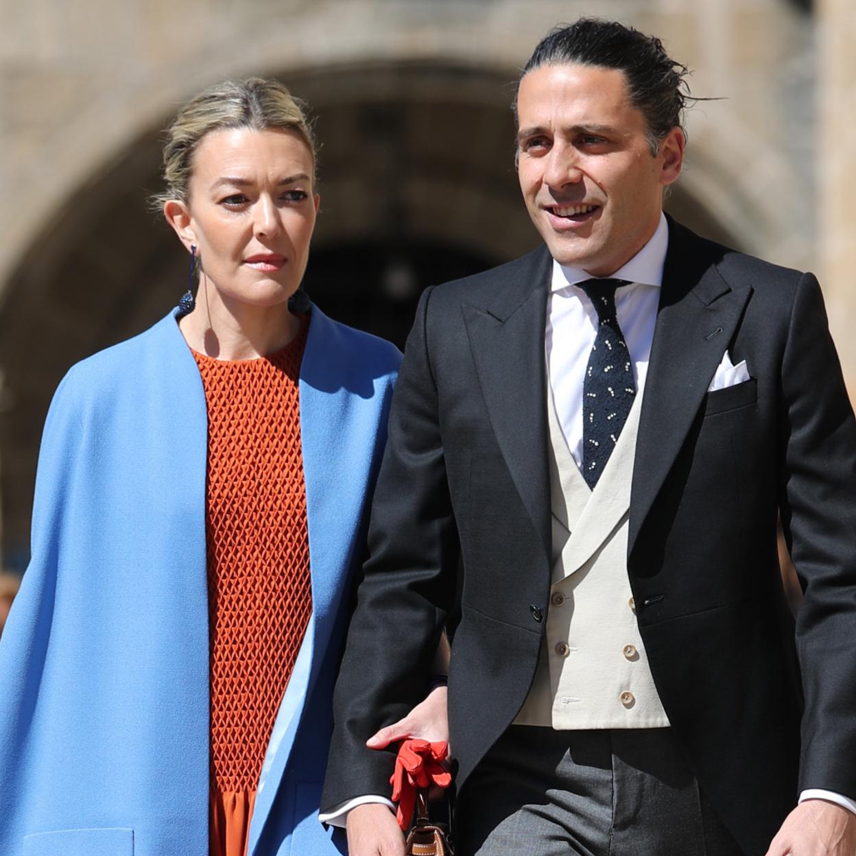 Marta Ortega y Carlos Torretta en la boda de Isabelle Junot y Álvaro Falcó. 