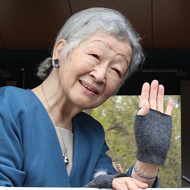 La emperatriz Michiko de Japón. 