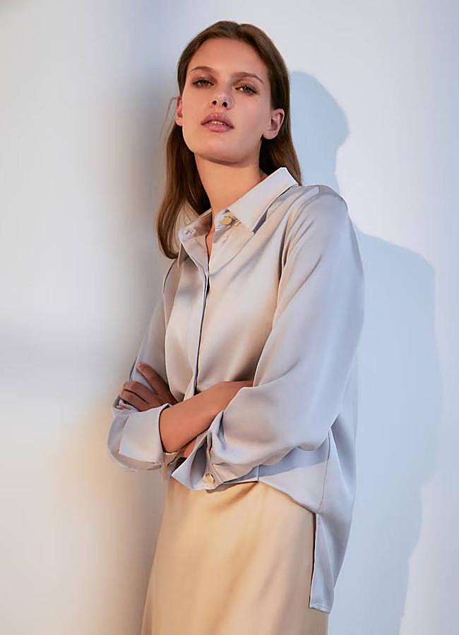 Imagen - Camisa satinada estilo office