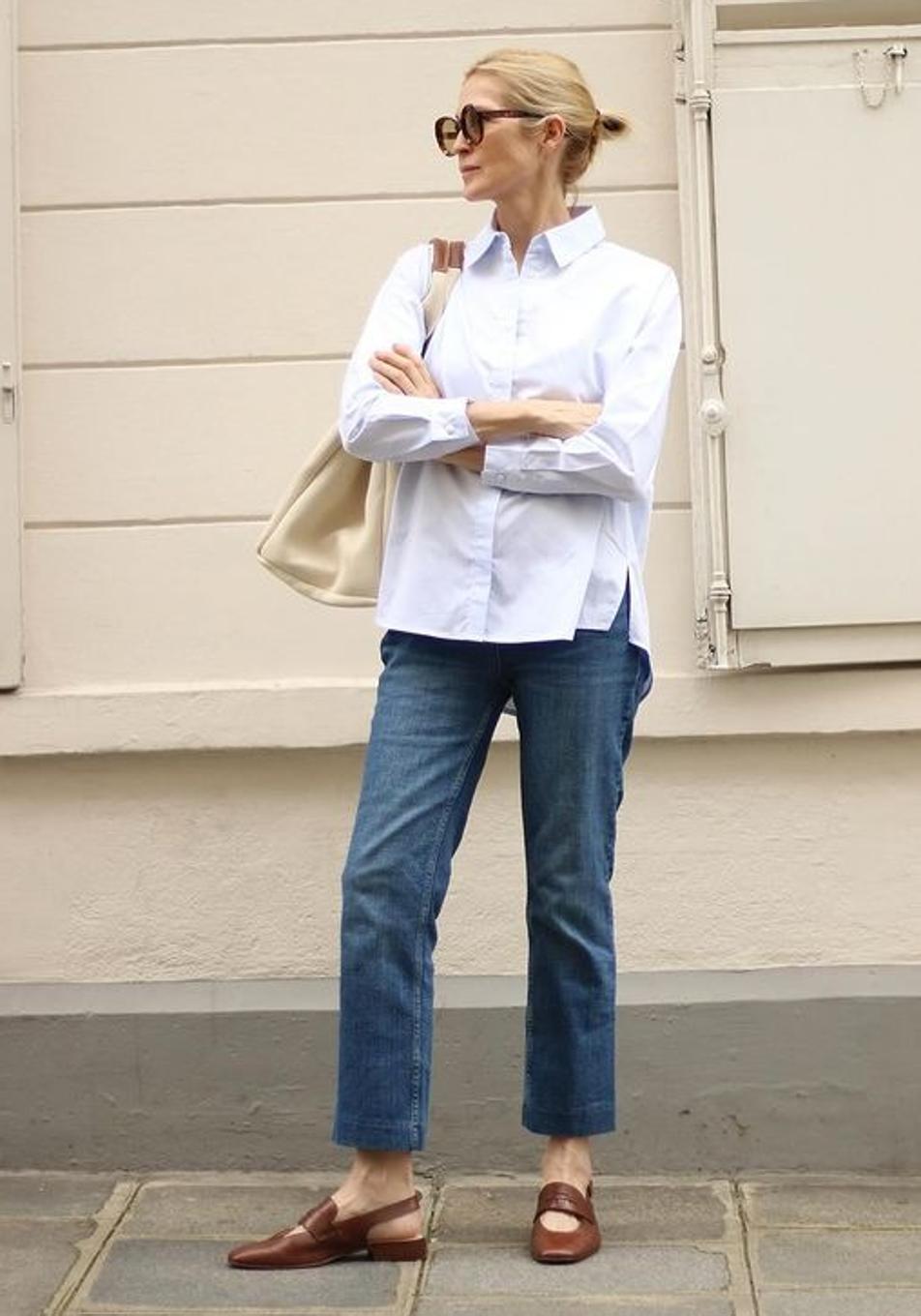 Cómo llevar las bailarinas a los 50, según Kelly Rutherford, el icono de estilo que arrasa en Instagram