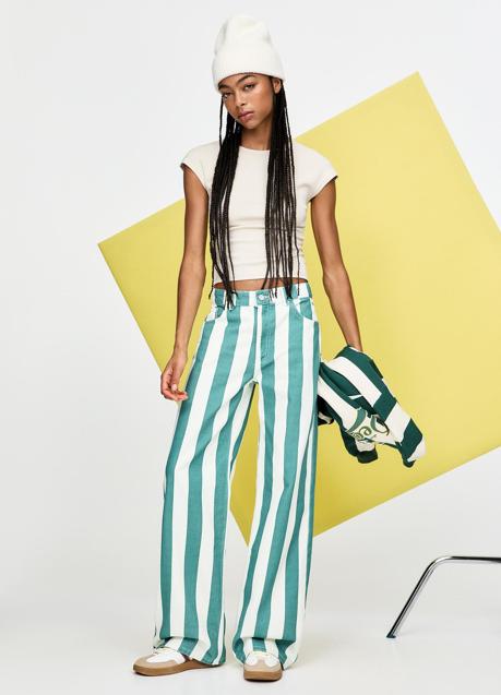 Imagen - Pantalones de rayas de Pull & Bear (35 euros)