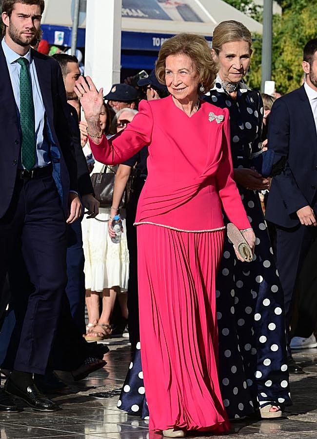 Imagen - La reina Sofía con diseño de Alejandro de Miguel. Foto: Gtres.
