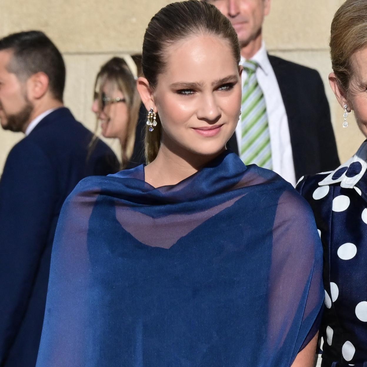 Irene Urdangarín en la boda de Teodora de Grecia.