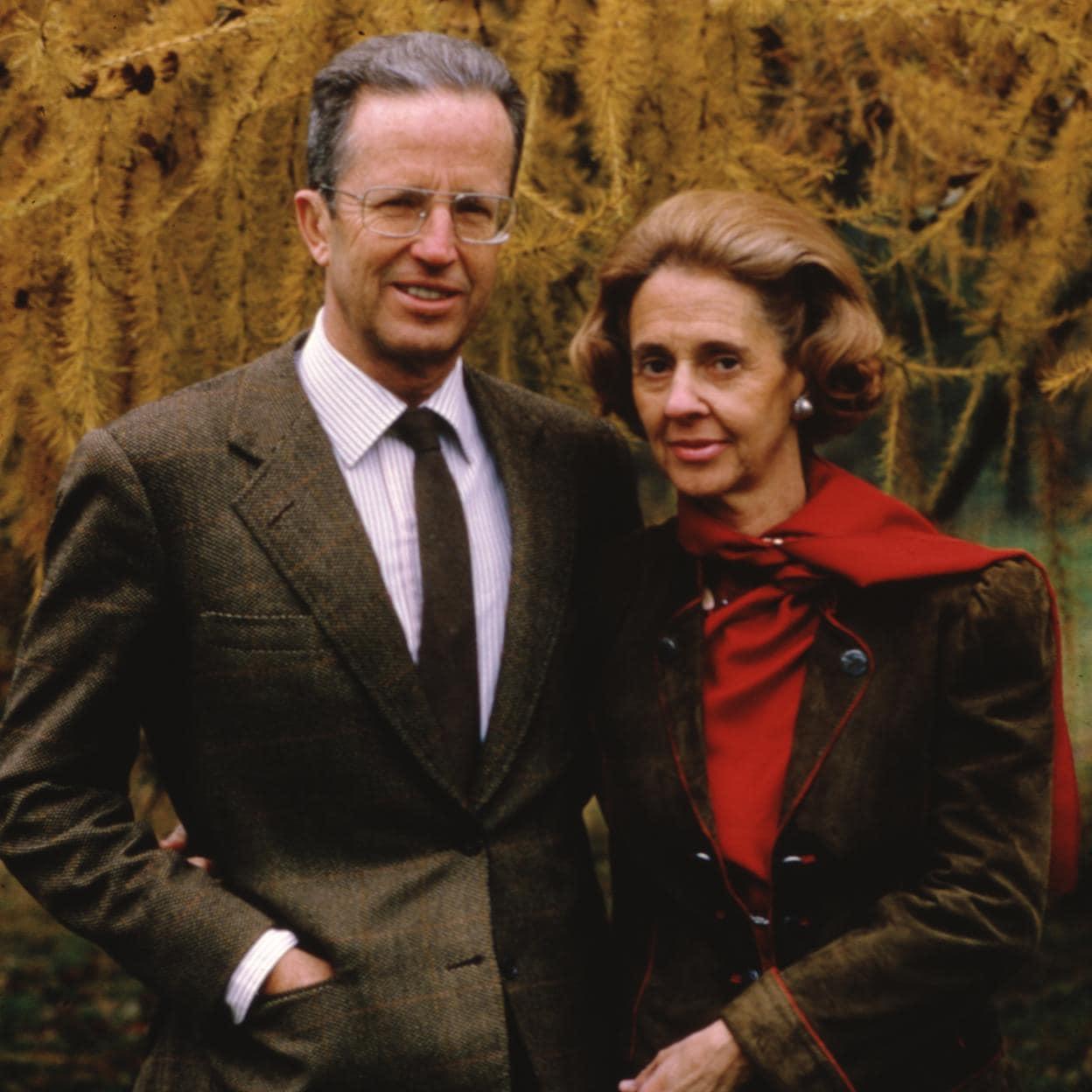 Balduino y Fabiola de Bélgica, en una imagen de 1980.