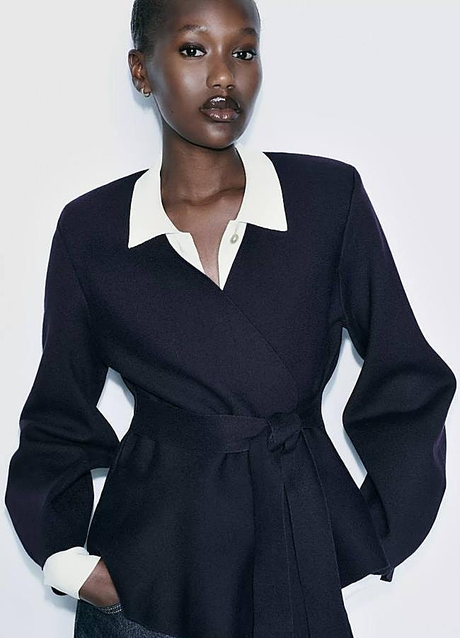 Imagen - Chaqueta de punto con cinturón