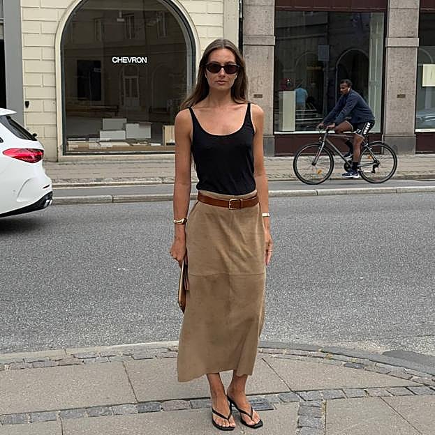 Se llevan las faldas de ante: 10 modelos para vestir con la tendencia del otoño que conquista a las influencers