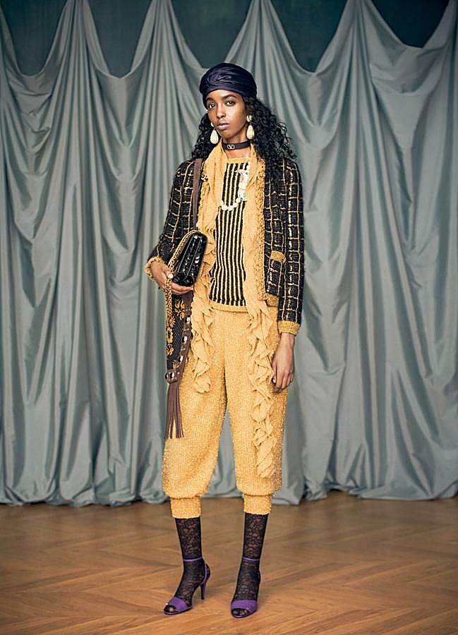 Imagen - Look de la primera colección de Alessandro Michele para Valentino. Foto: Launchmetrics Spotlight