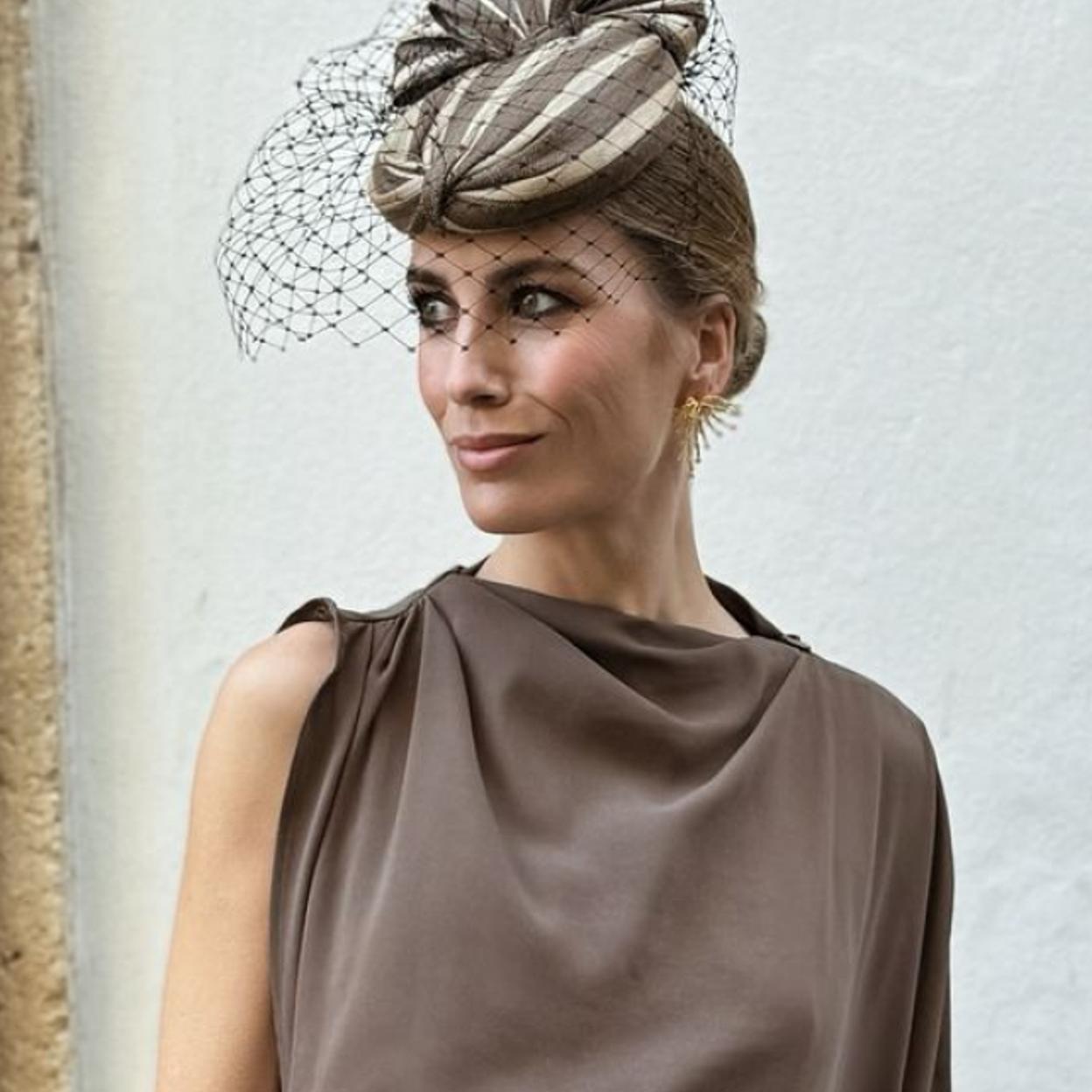 Carmen de la Puerta en la boda de Ana Cristina Portillo. 