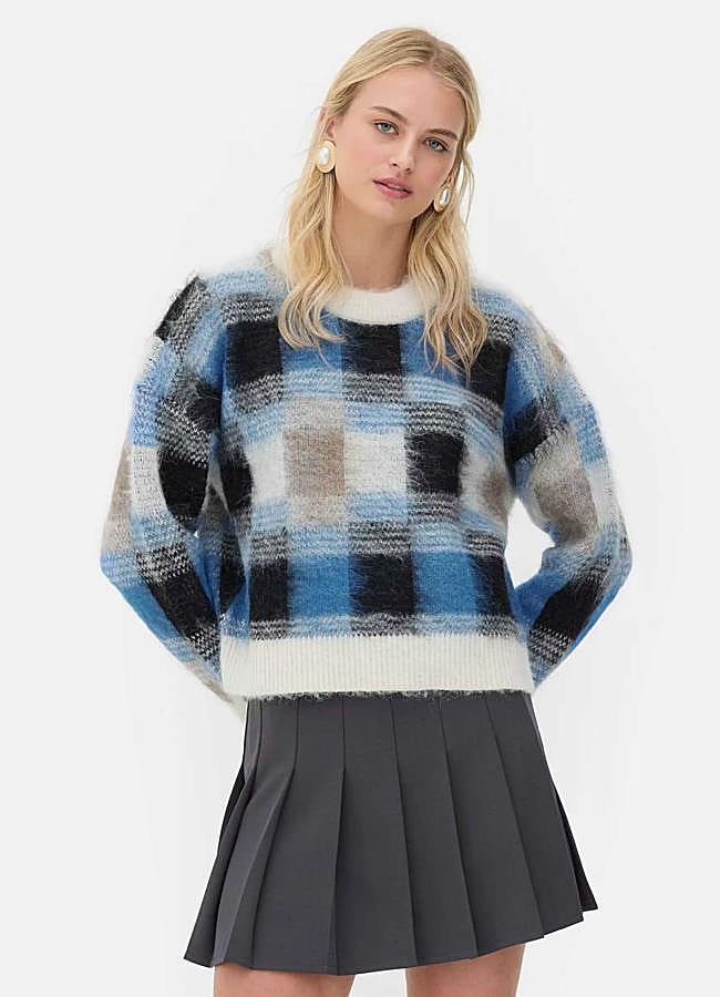 Imagen - Jersey a cuadros con acabado cepillado de Rita Ora de Primark (19€)