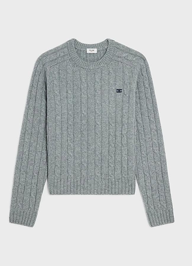 Imagen - Jersey gris de ochos de Céline, 1.650 euros.