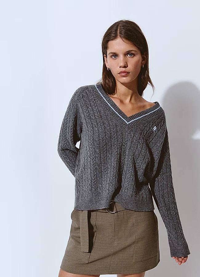 Imagen - Jersey de cricket en punto trenzado