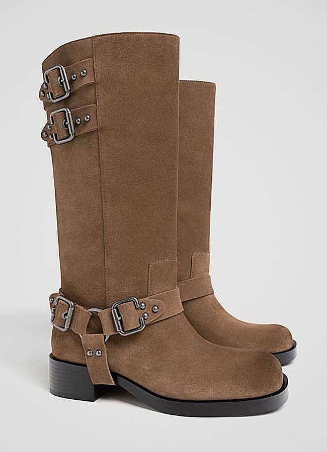 Imagen - Botas biker de serraje