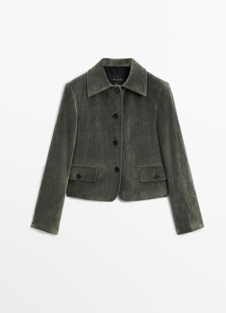 Imagen - Chaqueta de terciopelo de Massimo Dutti (89,99 euros)