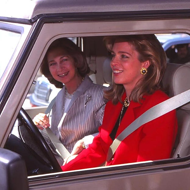 La reina Sofía y Noor de Jordania. 